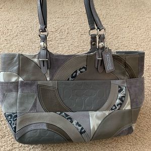 Coach Ocelot mixed media tote